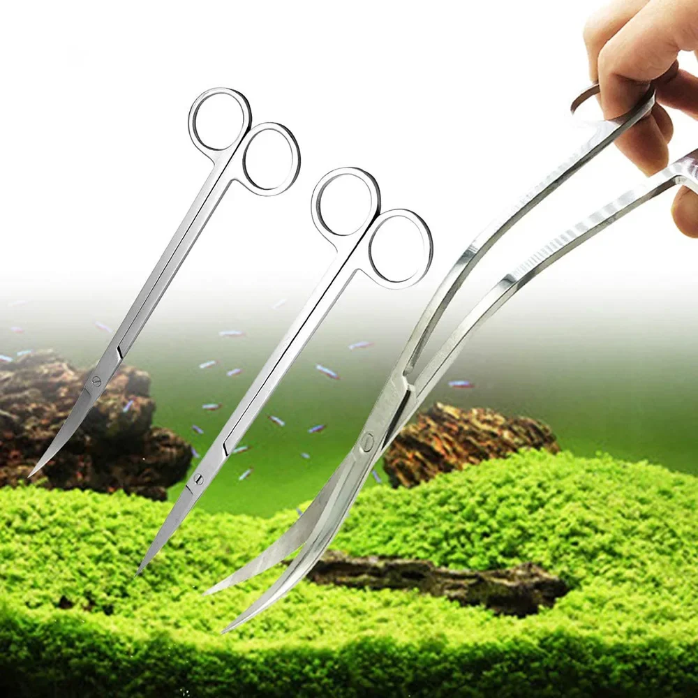 Planted Aquarium Tank Kit - 수족관 수생 트리밍 식물 족집게 가위