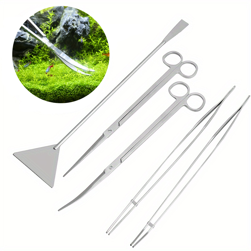 Planted Clip Tweezers - 새로운 수생 식물 트리밍 도구 세트