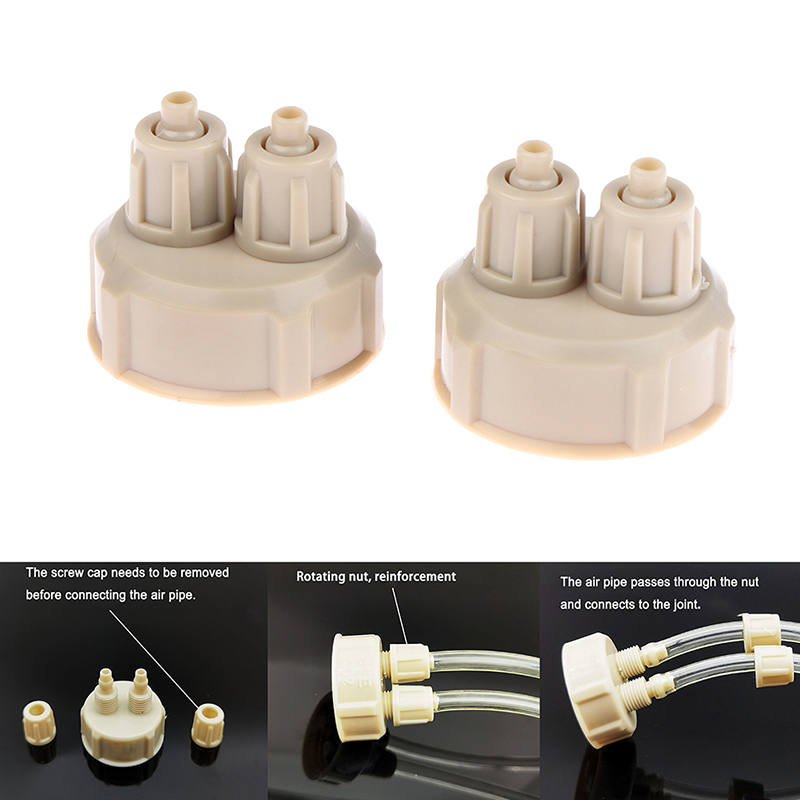 2개입 수족관 CO2 시스템 튜브 밸브 게이지 병뚜껑  - Planted Aquarium Co2 Kit 리뷰 및 가격