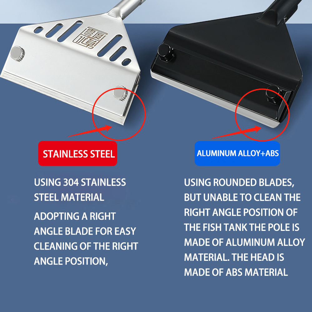 스테인레스 스틸 수족관 어항 조류 스크레이퍼 블레이드, - Planted Aquarium Tank Kit 리뷰 및 가격