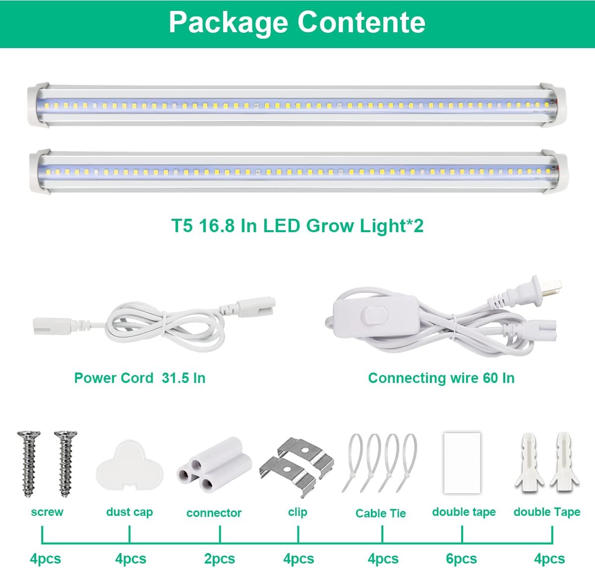 LED 식물 성장 램프 풀 스펙트럼 튜브 전구 AC85 - Aquarium Plant Seeds 리뷰 및 가격