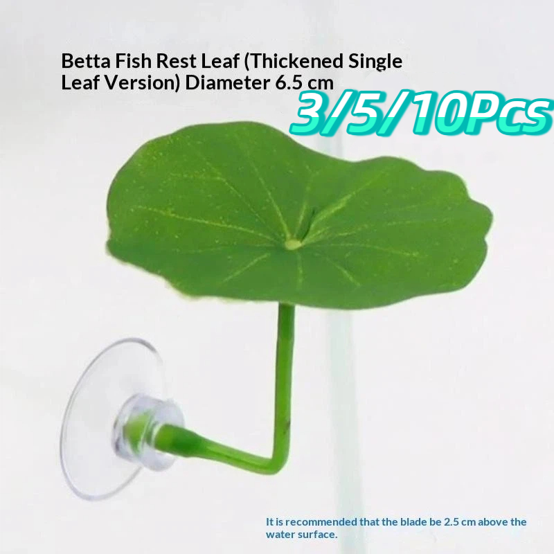 3/5/10개 플라스틱 베타 휴식 잎 모조 연꽃 잎 은 - Planted Aquarium For Betta 리뷰 및 가격